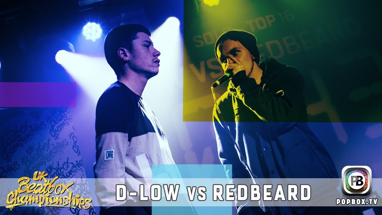 D-Low vs Redbeard | Solo Top 16 | 2017 UK Beatbox Championships