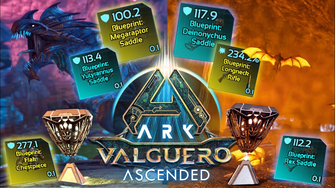 ТОП-5 лучших ферм добычи и чертежей | VALGUERO | ARK: Survival Ascended
