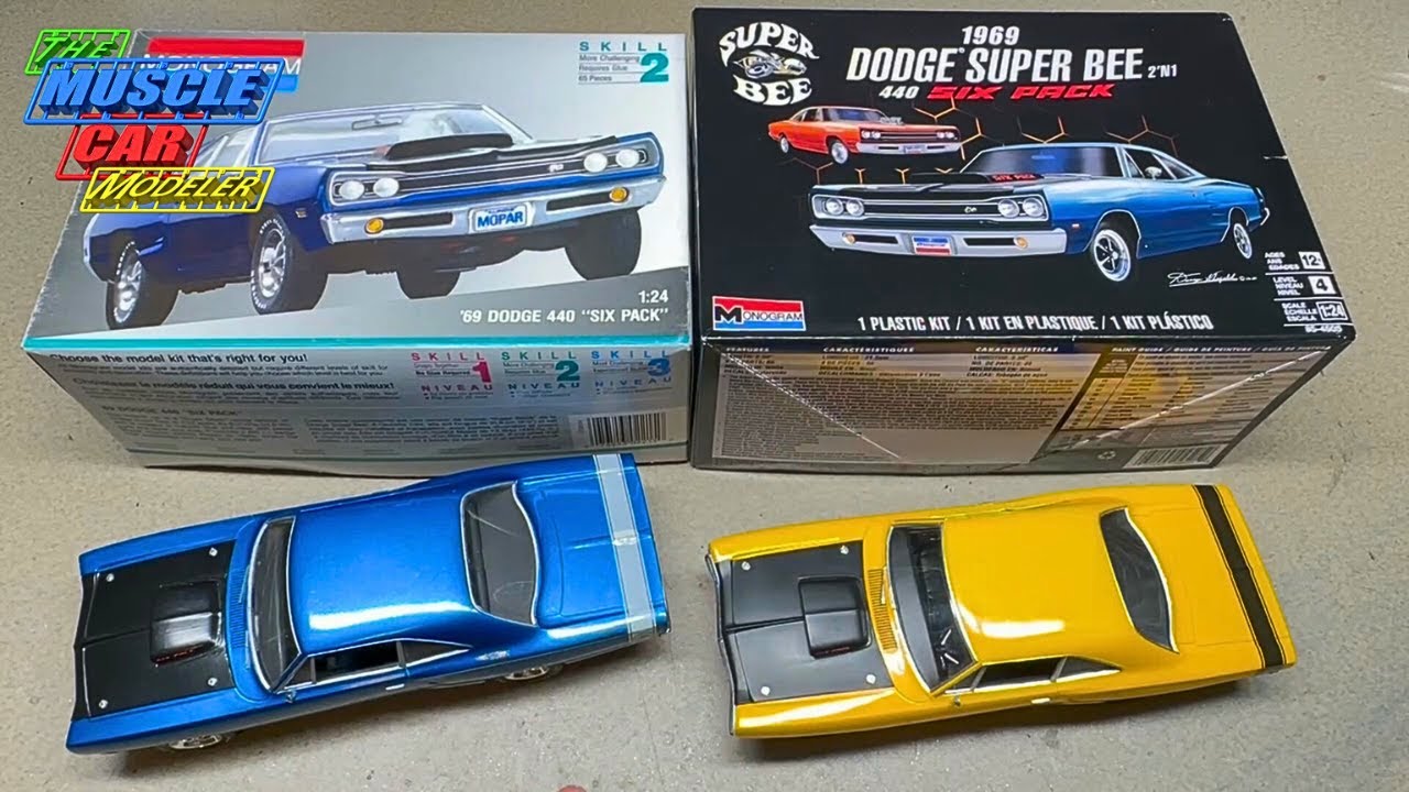 Monogram 1969 Dodge Super Bee Kit contents and possibilities