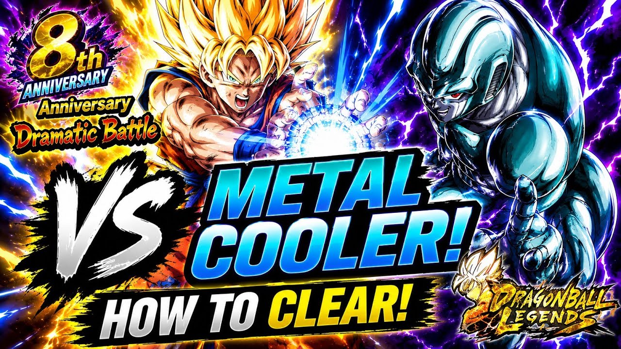 How to Clear the METAL COOLER Anniversary Dramatic Battle! | DB Legends