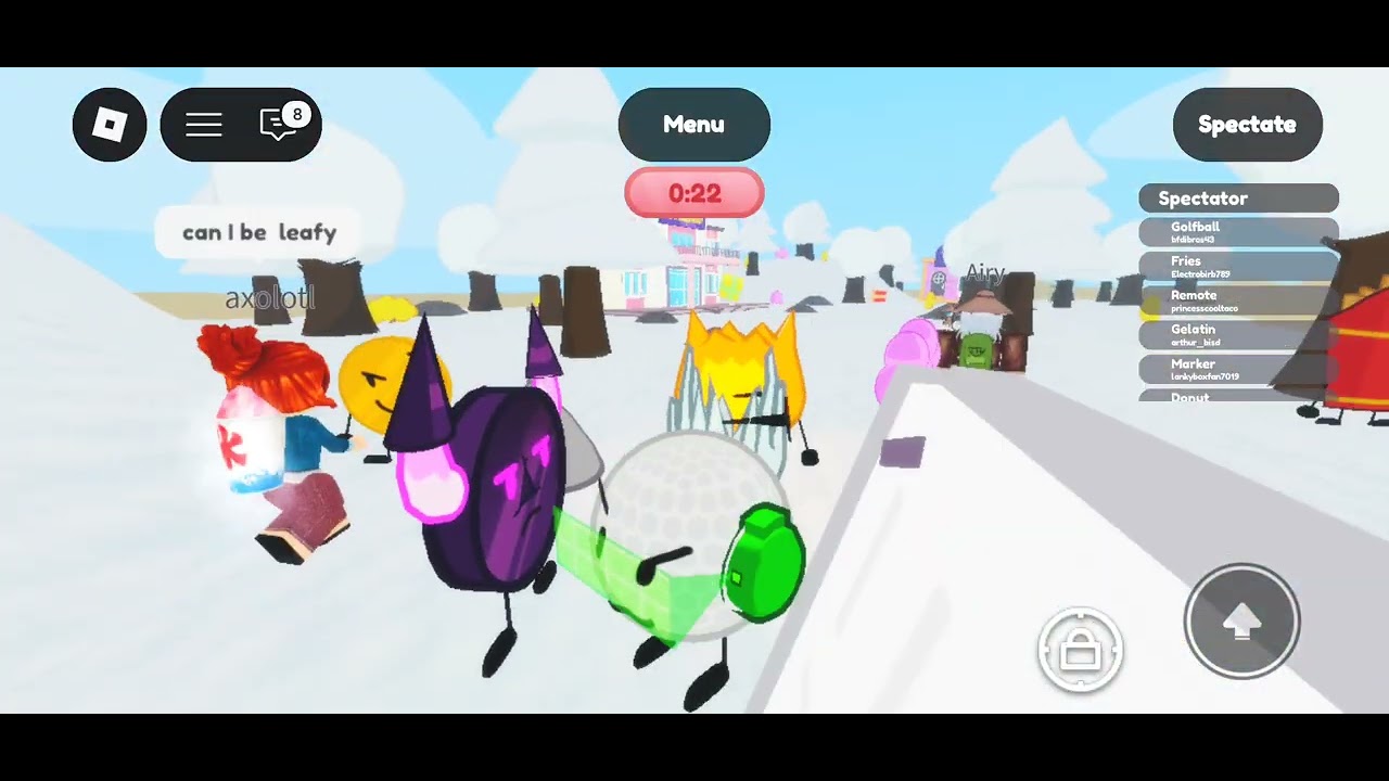 BFDIA! (Roblox) sorry! Couldn't finish