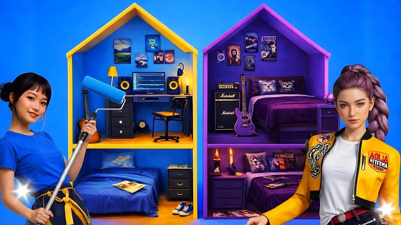 We DIY Cozy House for KPop Demon Hunters ✨ Creative Build by Glamilla's World