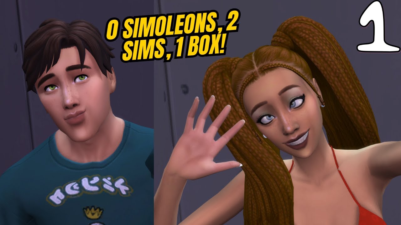 Can 2 Sims Survive in THIS Tiny Box? |  Sims 4 Couple of Cubes Challenge