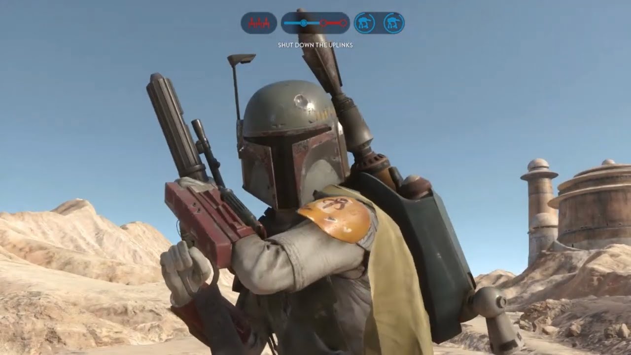 i went back to star wars battlefront 1 as boba fett