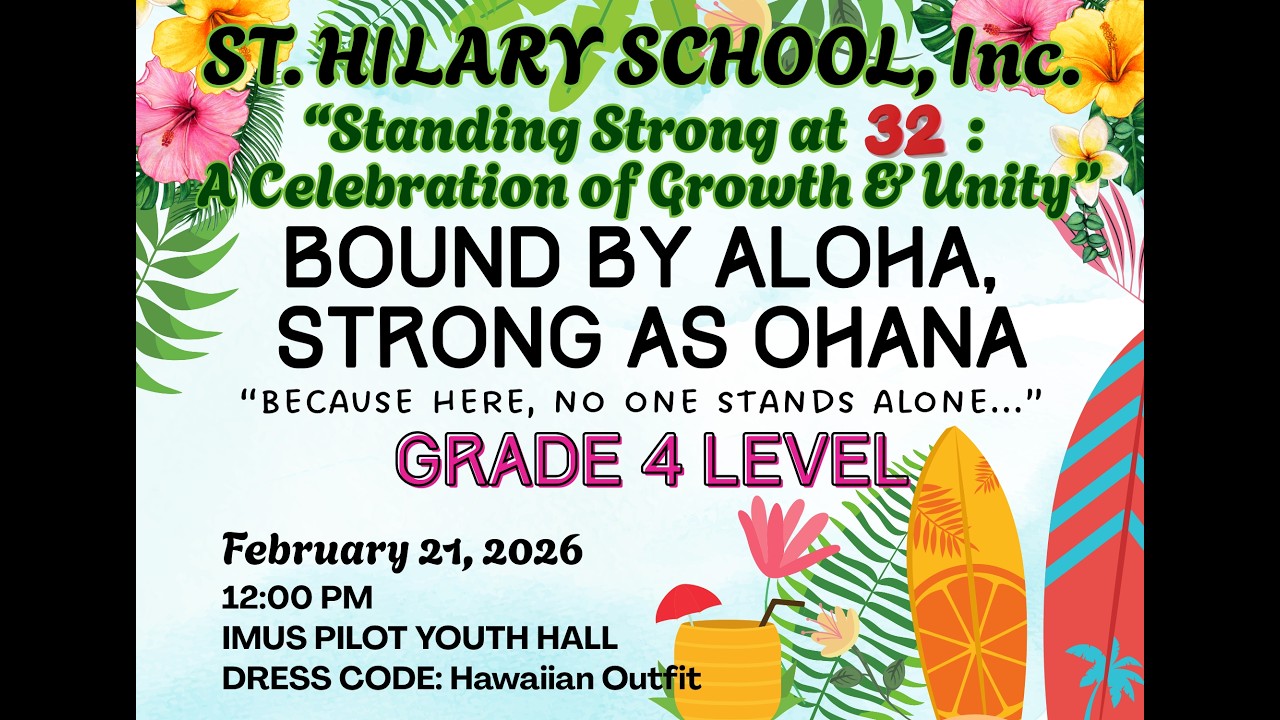 BOUND BY ALOHA, STRONG AS OHANA GRADE 4 LEVEL HULA HOOP