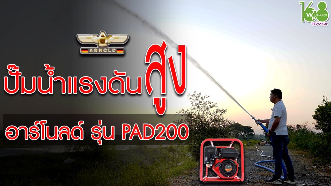 เครื่องสูบน้ำอาร์โนลด์ รุ่นPAD200 (ราคา 6,500 บาท)