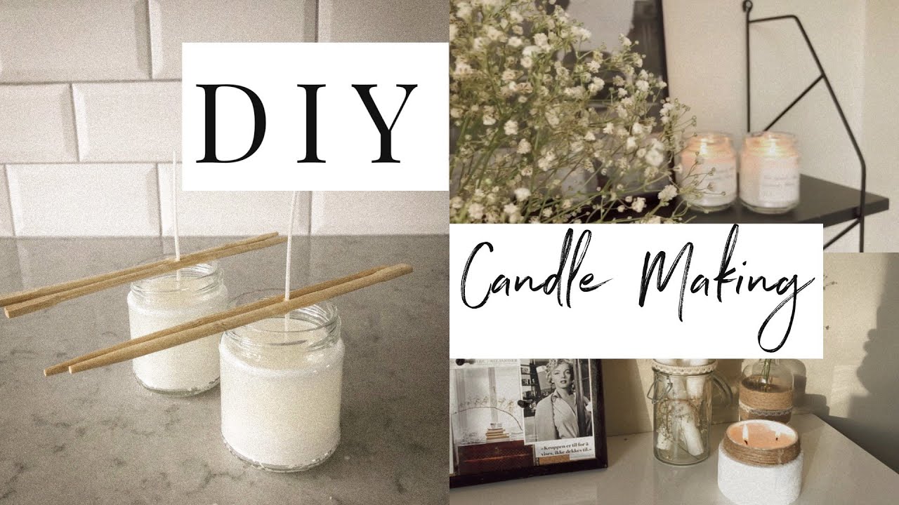 How to make your own candles at home | LYSSTØPING (English + Norwegian subtitles)