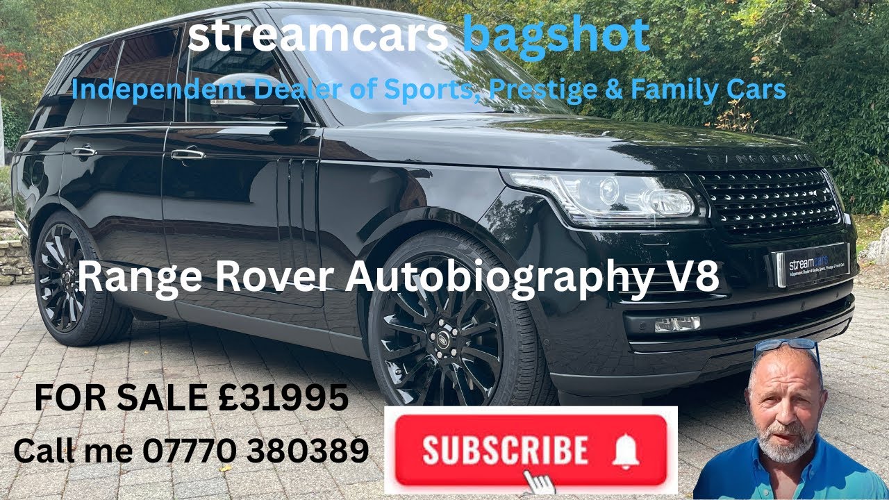 Range Rover Autobiography V8 Supercharged продаётся в Stream Cars Bagshot