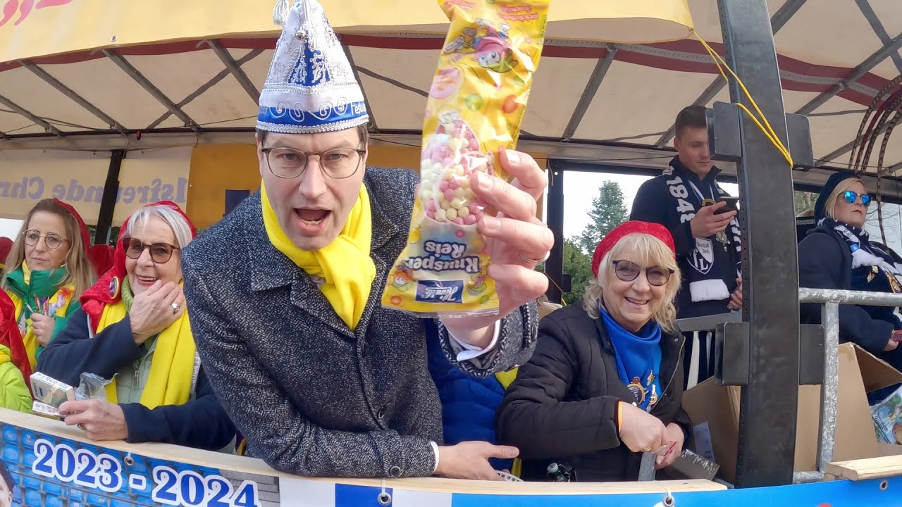 Karnevalsumzug 2024 am Rosenmontag in Bochum-Linden ALLE WAGEN