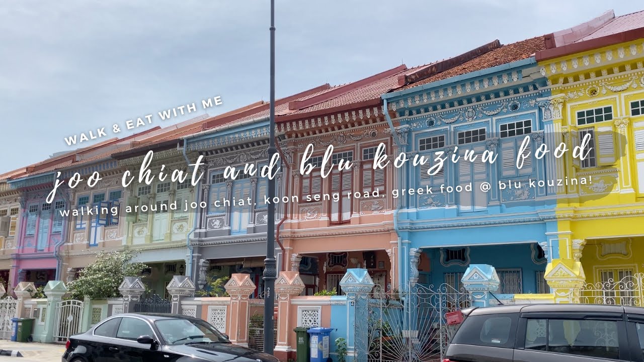 walking joo chiat to siglap road, & first time trying greek food @ blu kouzina! 🌯 [walk & eat sg]