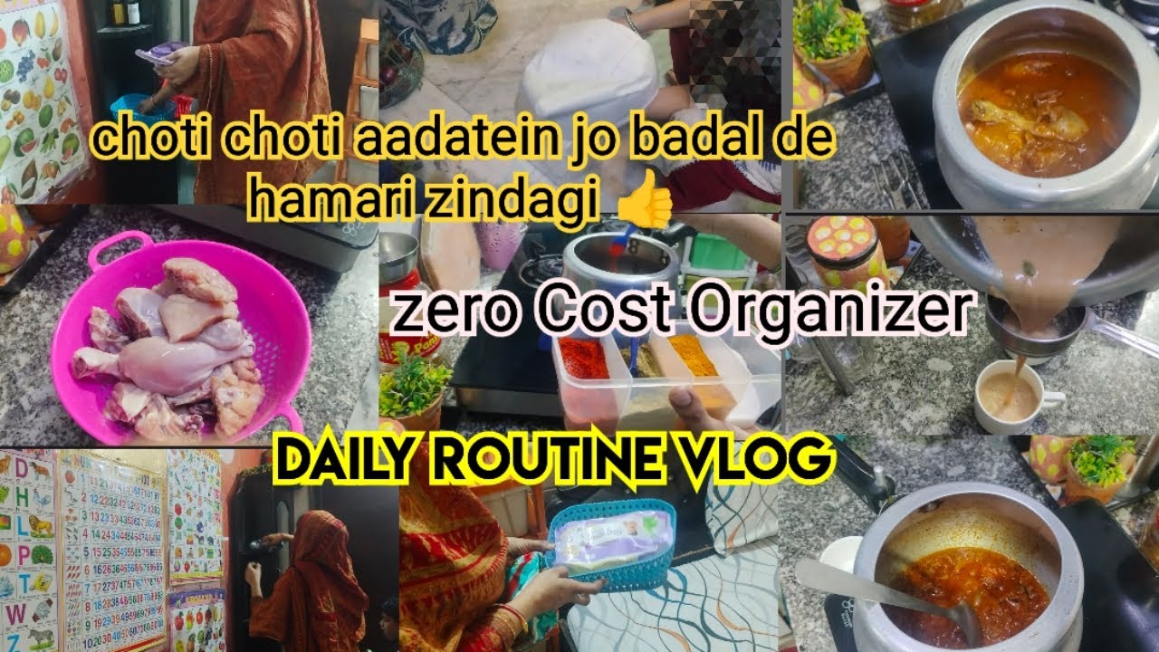Zero Cost Organizer/Choti Choti Aadatein Jo Badal De Hamari zindagi#ideas #organizer #dailyvlogs