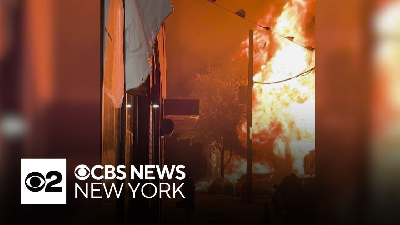 Video shows explosion in the Bronx that injured 7 firefighters