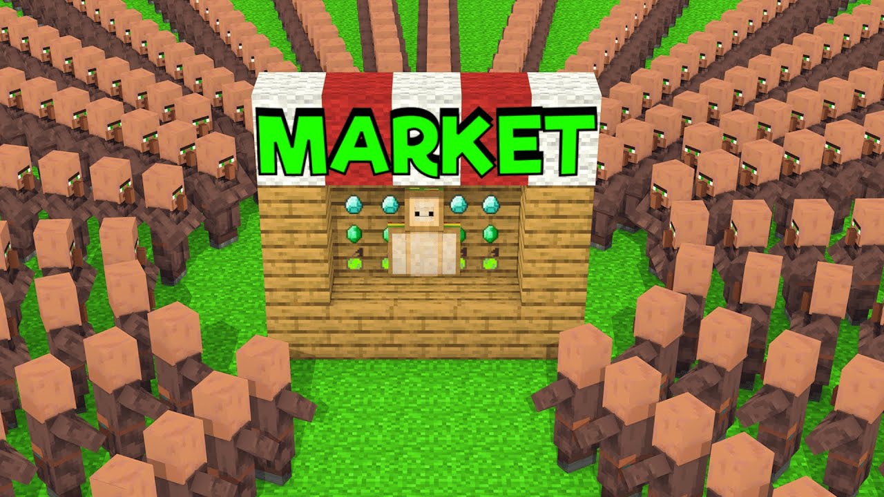 MARKET AÇTIM! - Minecraft
