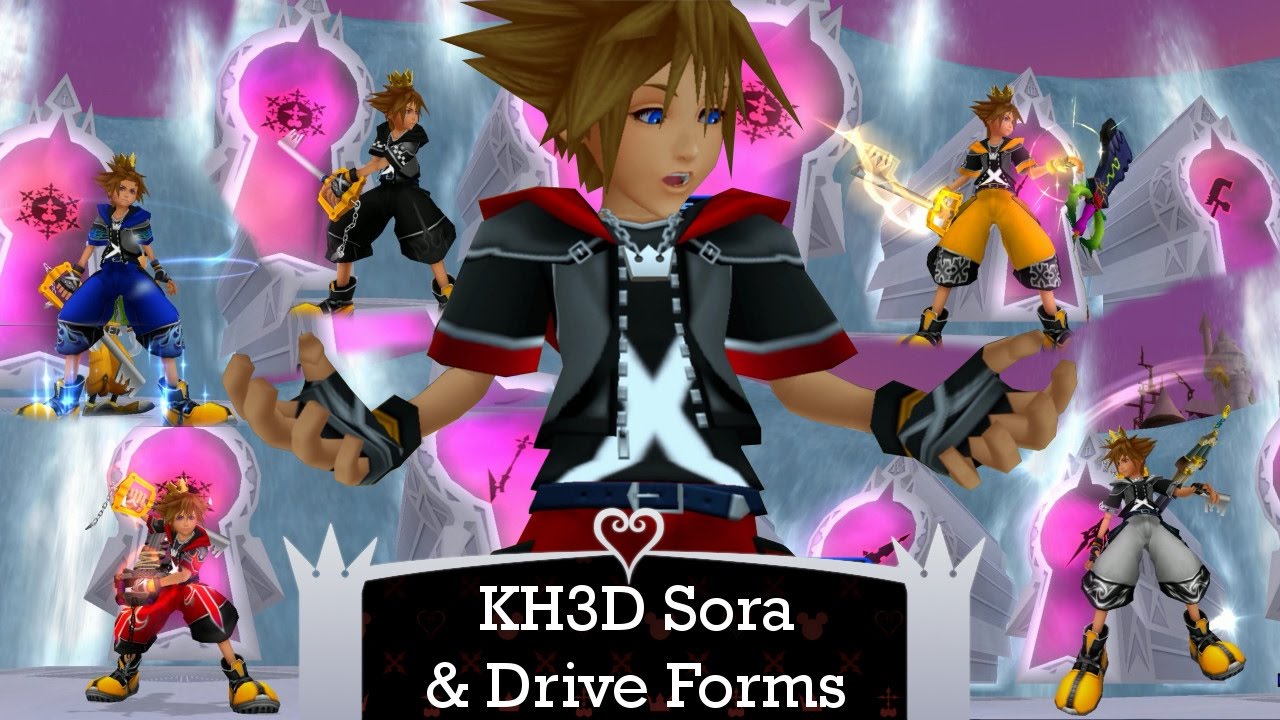 KH3D Sora + Drive Forms mod release
