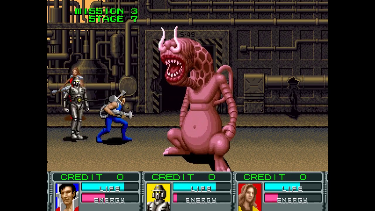 Alien Storm - ARCADE - 3 Players ALL