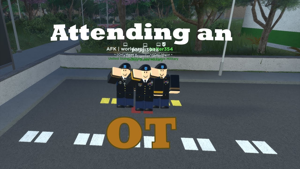 Attending an OT! | Roblox CUSA