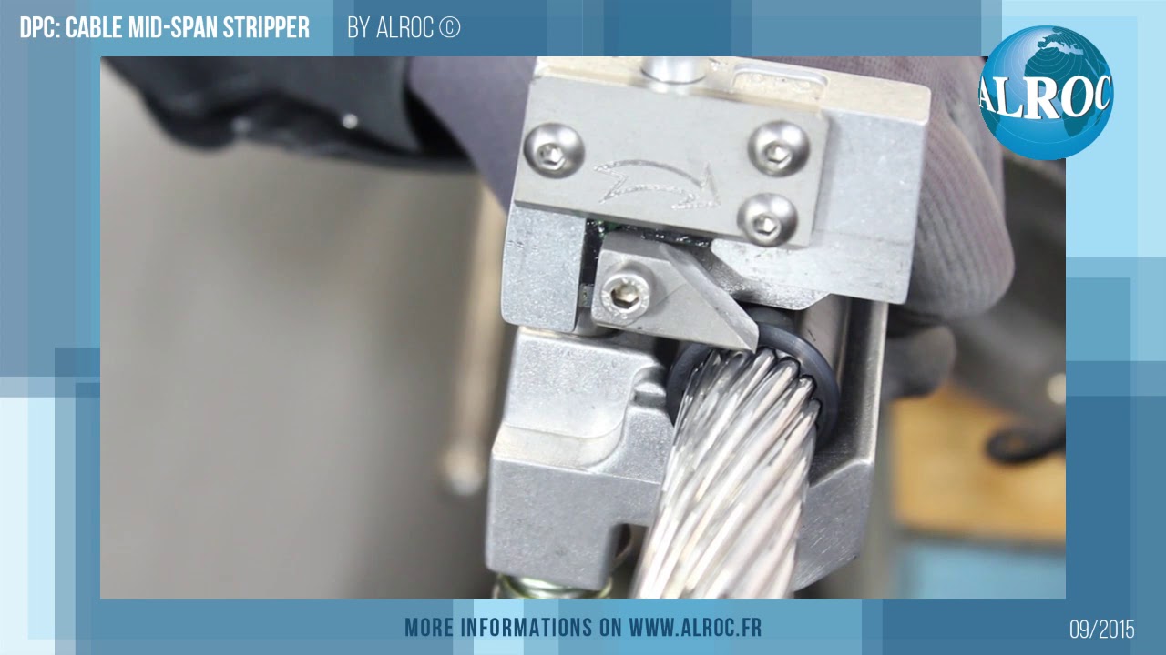 ALROC DPC 10-45  Mid Span Cable Stripper Aerial Wire Spacer Systems