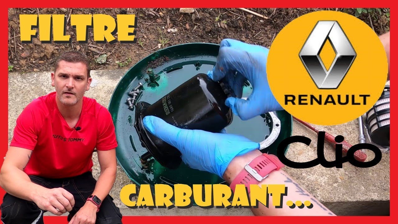 RENAULT Clio IV Mégane IV 1.5 DCI Remplacer filtre carburant ⛽