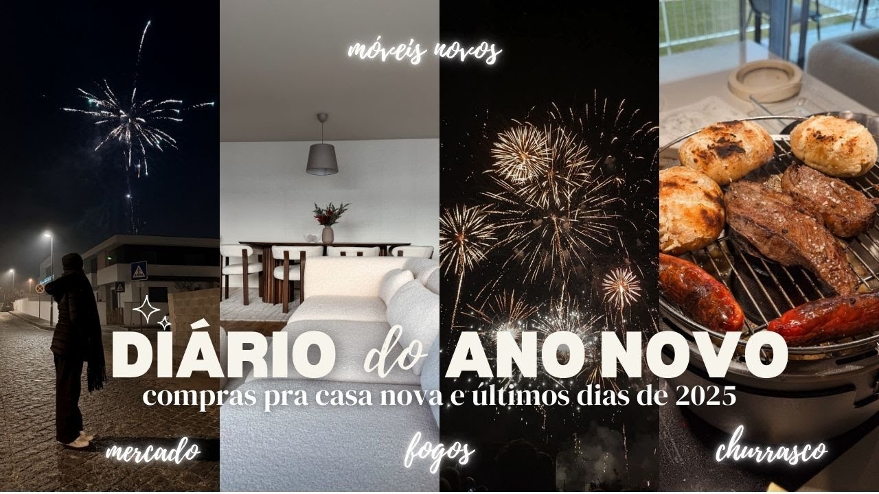 PRIMEIRO ANO NOVO NA CASA NOVA 🏠🎄 | móveis novos, mercado, preparativos, virada e churrasco