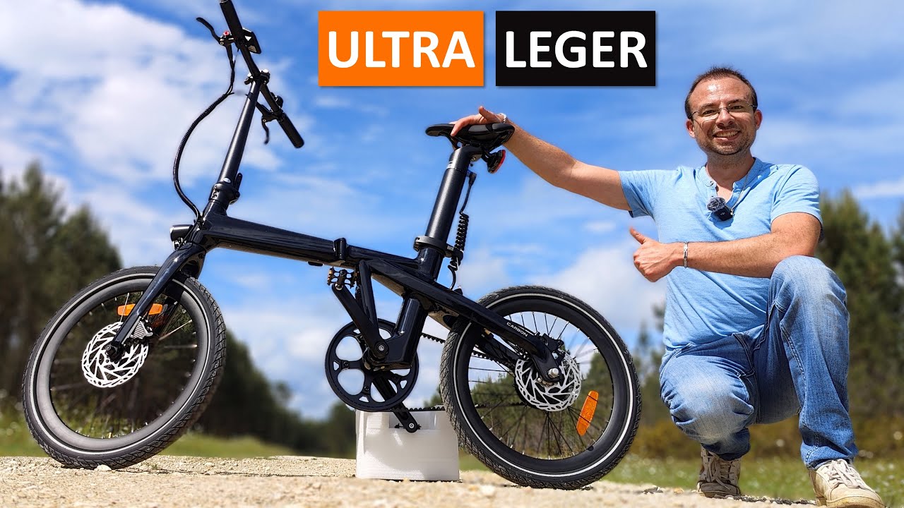 Le vélo électrique pliant le PLUS LEGER que j'ai testé - ADO Air Carbon