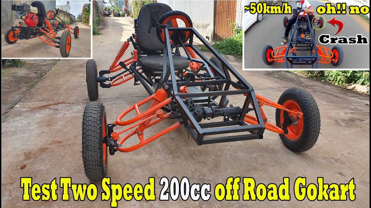 Test Two Speed 200cc Off Road Go Kart