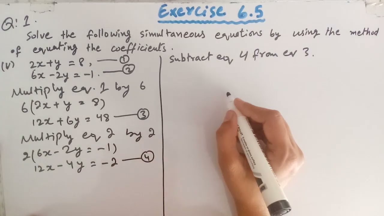 8th Class Math Exercise 6.5 Question 1 (part 4,5 and 6) ||Sindh text book board Jamshoro||