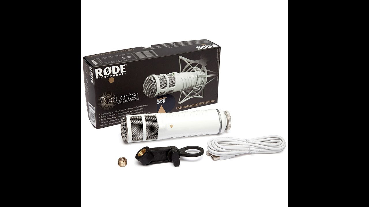 Unboxing Rode Podcaster MKII