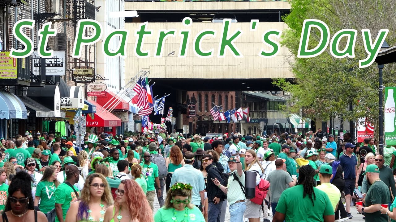 Savannah Georgia St Patrick's Day Vlog with The Legend