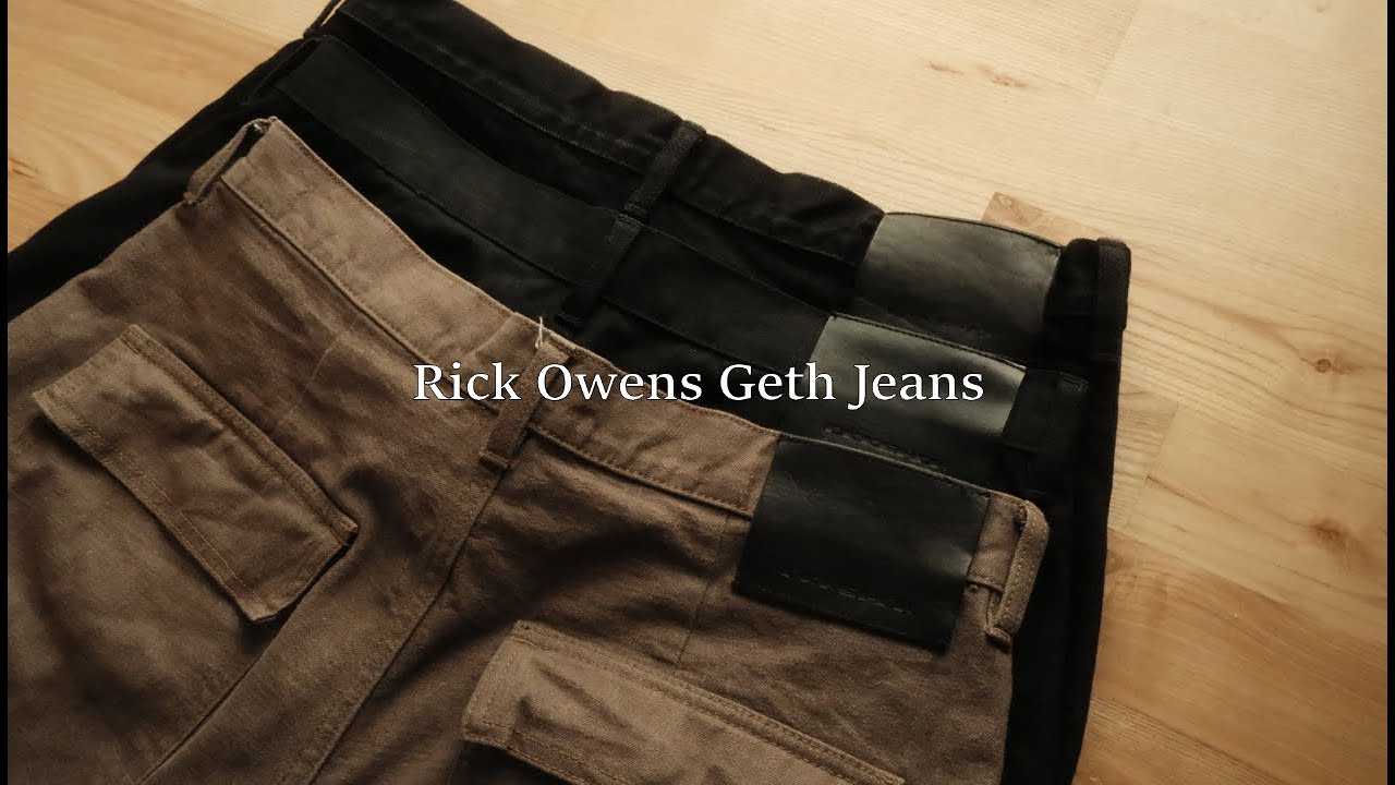 [Review] Rick Owens Made in Japan Geth Jeans, sizing help