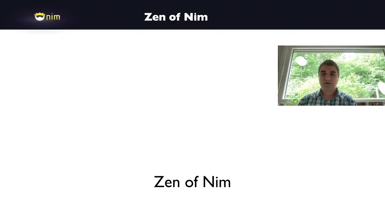 Andreas Rumpf: Welcome to NimConf 2021 + Zen of Nim
