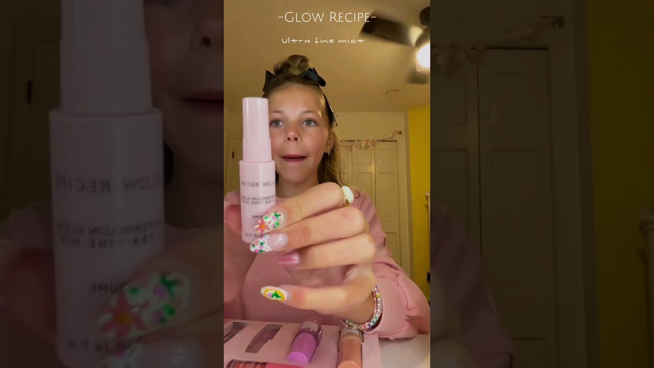 Glow recipe unboxing!🍓🎀🌷🌸🌺🌊#skincare #unboxing