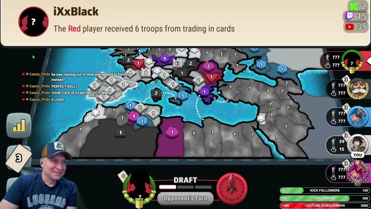 +16 Honeypot on Europe Advanced! meta settings | Risk: Global Domination
