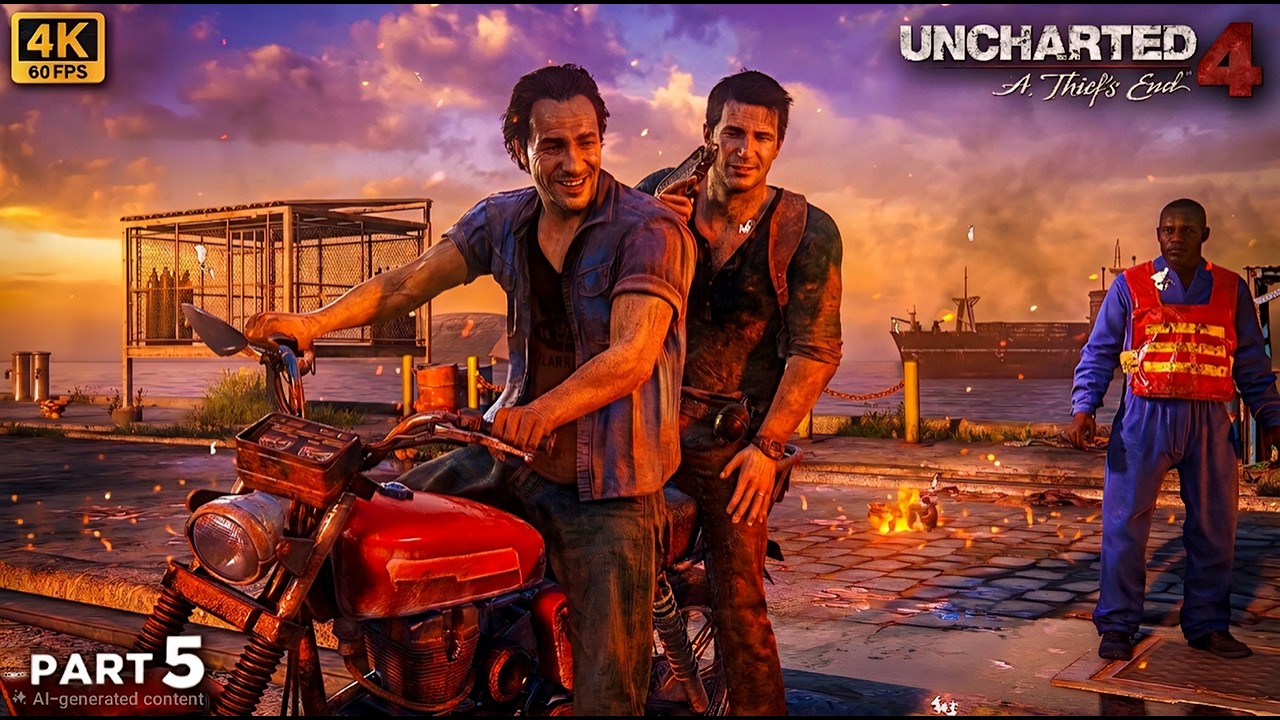 Uncharted 4: A Thief’s End  Full Gameplay Walkthrough Part 5 ( Chapter 11 ) - PC 4K 60FPS