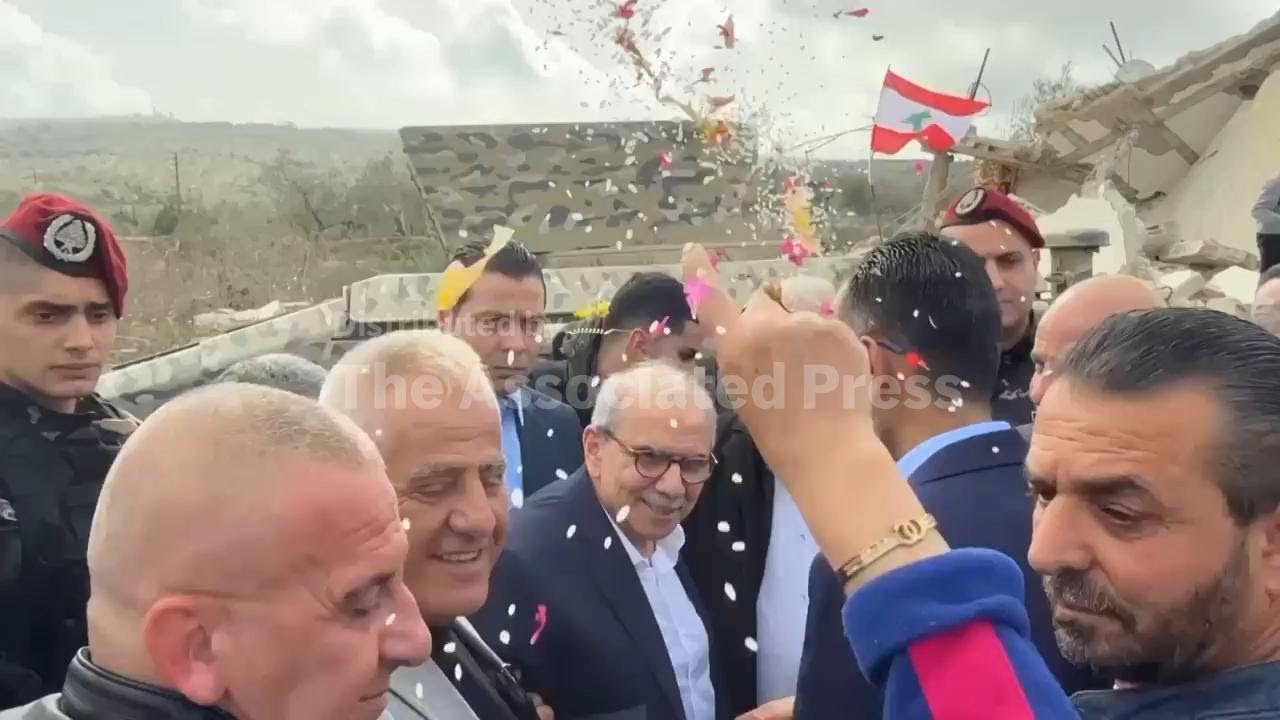 Lebanese PM visits villages heavily damaged by Israeli airstrikes