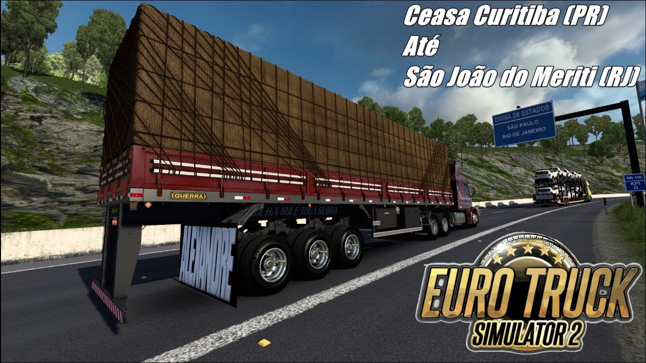 ETS2 Ceasa Curitiba (PR) até São João do Meriti (RJ)