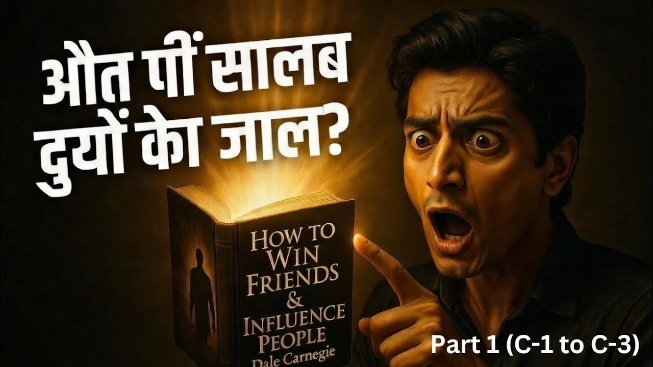 Log Aapki Baat Kyun Nahi Sunte? Part-1 (C1 to C3)How to Win Friends & Influence People Hindi Summary