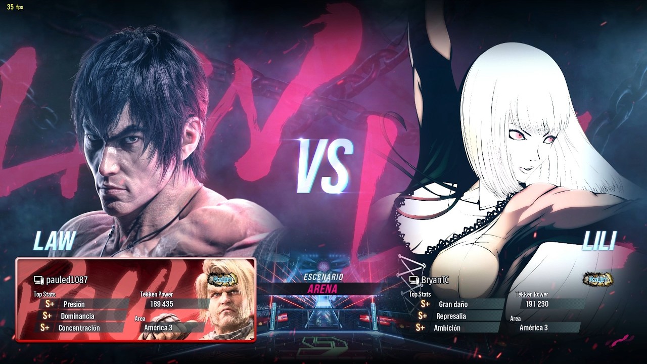 02 Lili BryanTC ryona vs Law pauled1087 Marcos Ranked Match Tekken 8 #tekken #reina #tekken Online