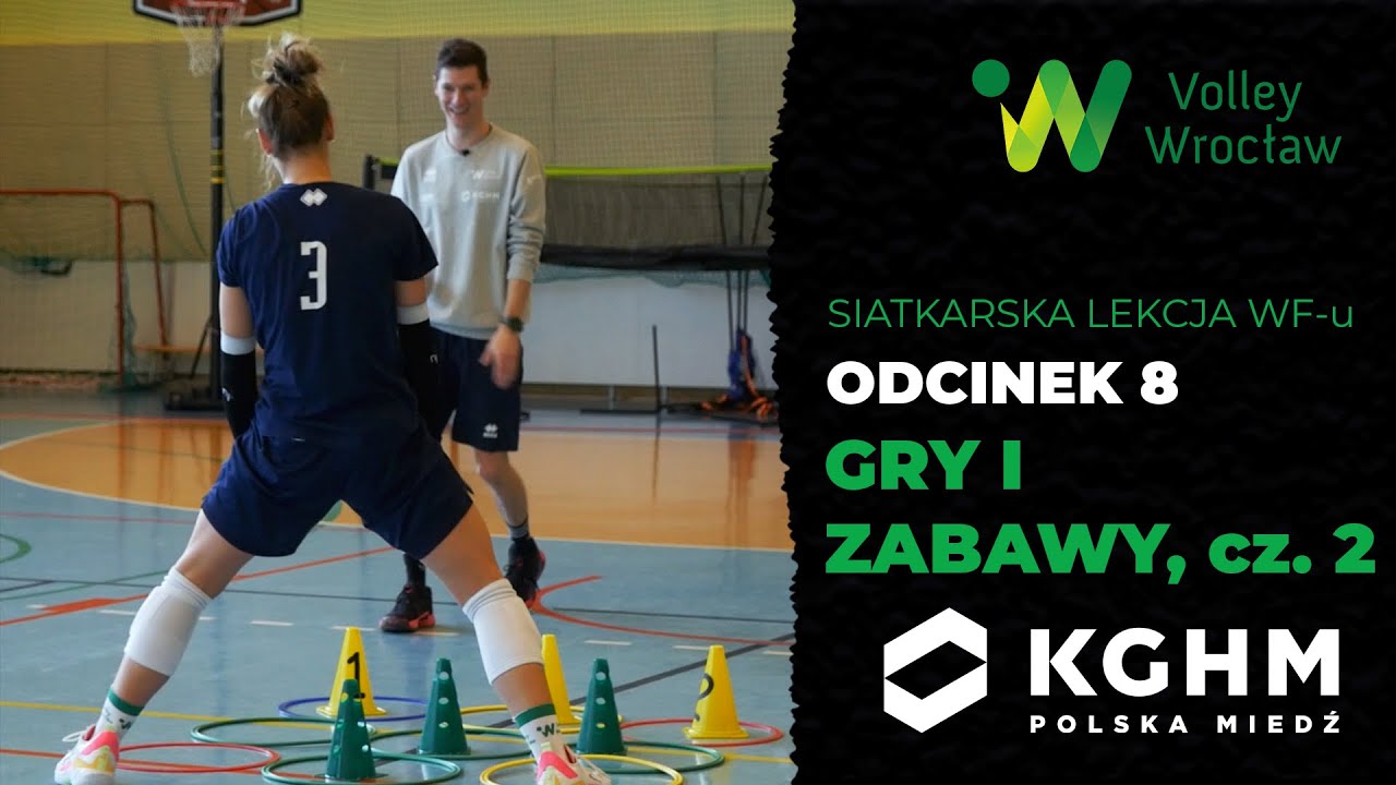 Siatkarska Lekcja WF-u 2, odc. 8, Gry i zabawy siatkarskie cz. 2.