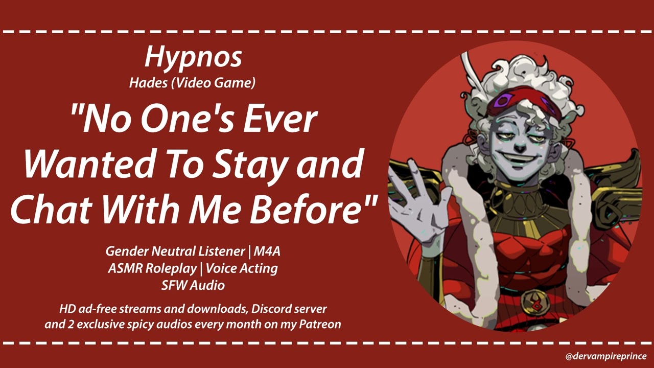 ASMR | Hades - Being Greeted By Hypnos [M4A] [Comfort for trans listener and low self-esteem]