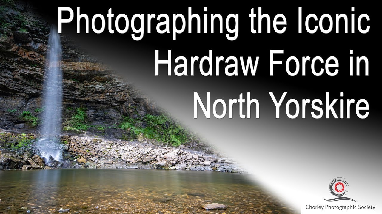 Photographing Hardraw Force in North Yorkshire
