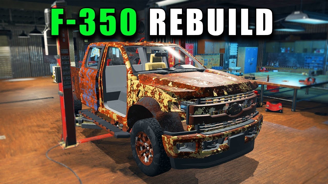 REBUILDING THE SQUAD'S F-250! | Car Mechanic Simulator 2018