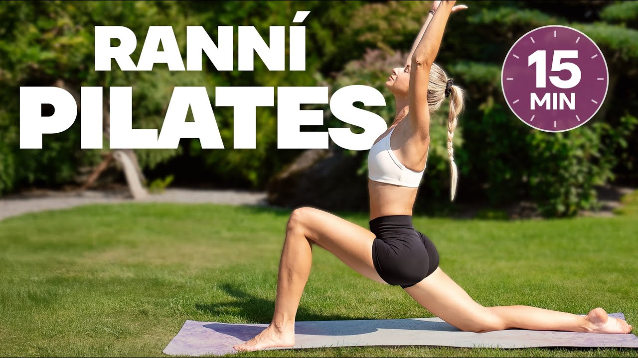 15 MIN CVIČENÍ PILATES | RANNÍ RUTINA | Pro Začátečníky (Bez Pomůcek)