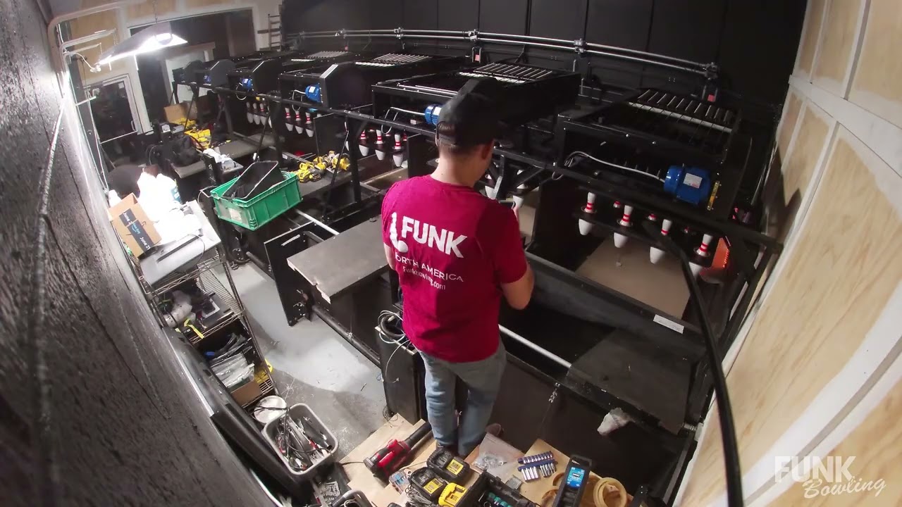 Timelapse of String-to-String Pinsetter Conversion: Oxford, Michigan