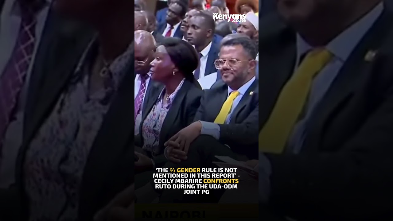Cecily Mbarire confronts Ruto during the UDA-ODM Joint PG