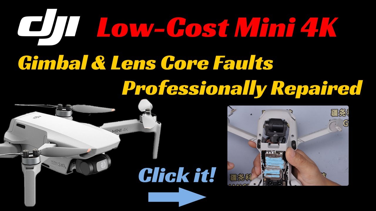 Bought DJI Mini 4K For ¥200! Opened It: Tampered + Gimbal Fault—Can I Fix It?
