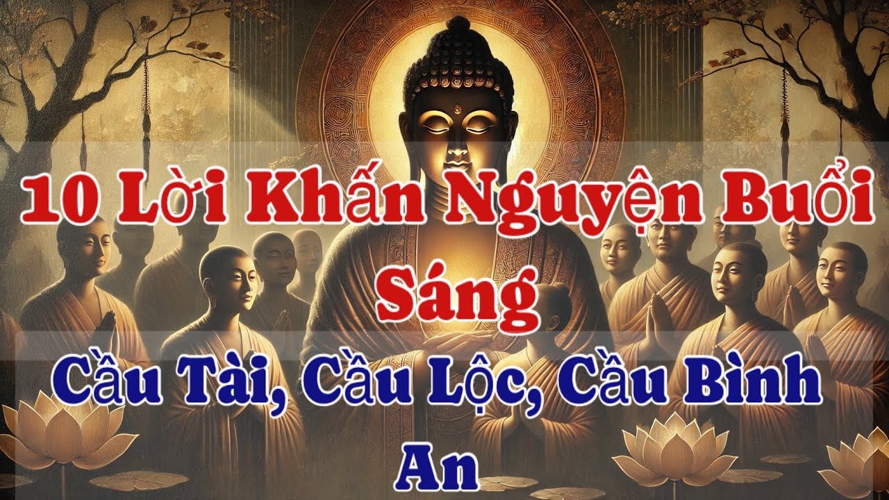 10 Lời Khấn Nguyện Buổi Sáng - Cầu Tài-Cầu Lộc-Cầu Bình An - Phật Sống Từ Bi