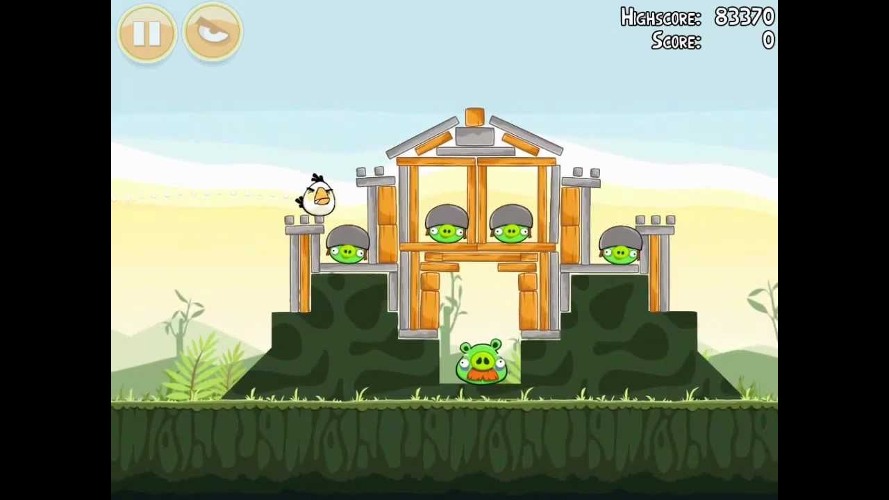 Angry Birds Poached Eggs 2-21 Walkthrough 3 Star