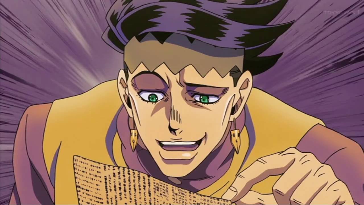 髪型のことでキレる東方仗助