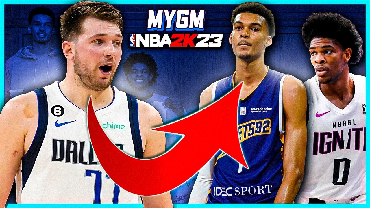 LUKA DONCIC se REÚNE con WEMBANYAMA y HENDERSON - NBA 2K23 MY GM MAVERICKS en ESPAÑOL - AIRCRISS #1