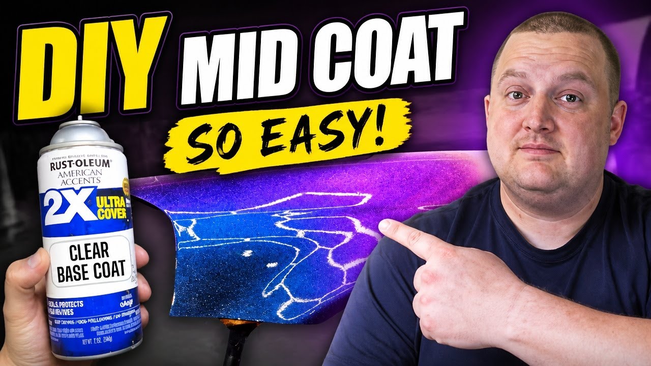 HOW TO MAKE YOUR OWN CLEAR BASECOAT MIDCOAT SIMPLE AND EASY WITH RUSTOLEUM